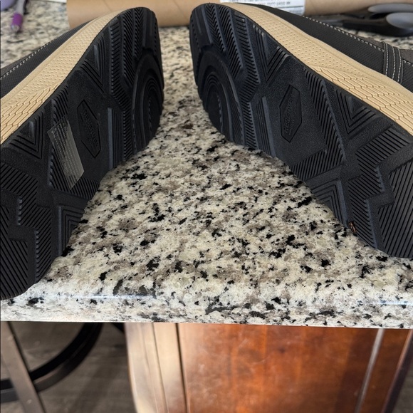 Reserved Men's Charcoal and Beige Boots - Picture 3 of 5